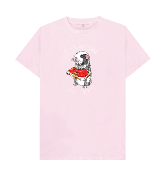 Pink 'I Love Toast The Most!' Men's T-shirt