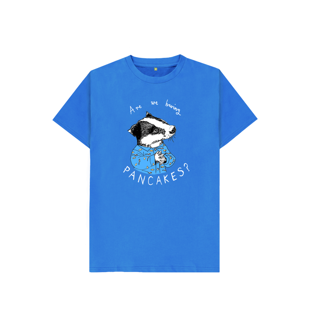 Bright Blue 'Are We Having Pancakes?' Kids T-shirt