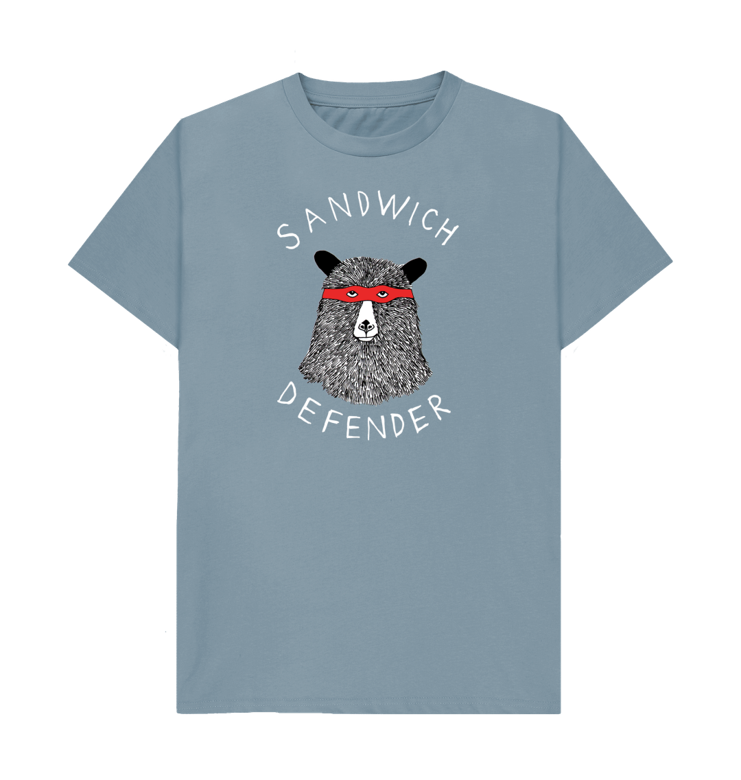 Stone Blue 'Sandwich Defender' Men's T-shirt