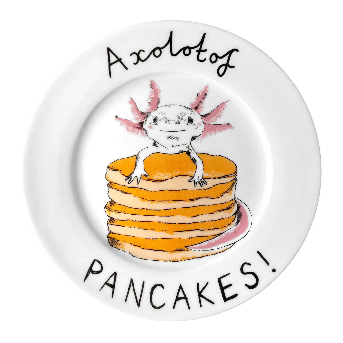'Axolotof Pancakes' Side Plate