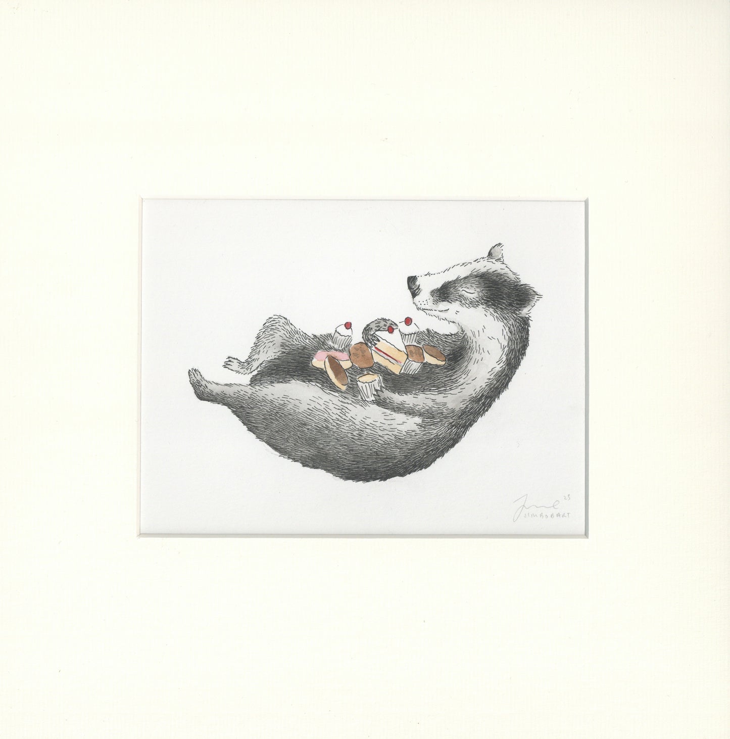 Cake Back - Original Artwork
