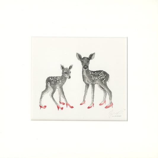 Deers in Heels - Original Artwork