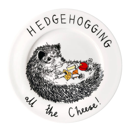 'Hedgehogging All The Cheese' Side Plate