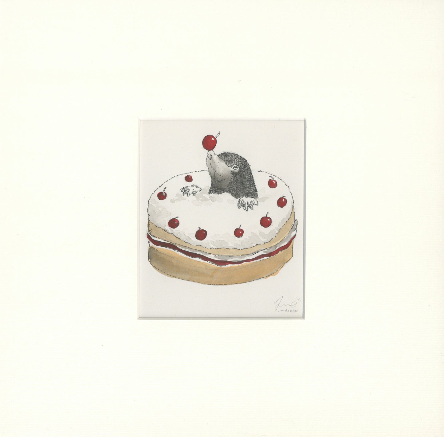 Undercover Cake Mole - Original Artwork