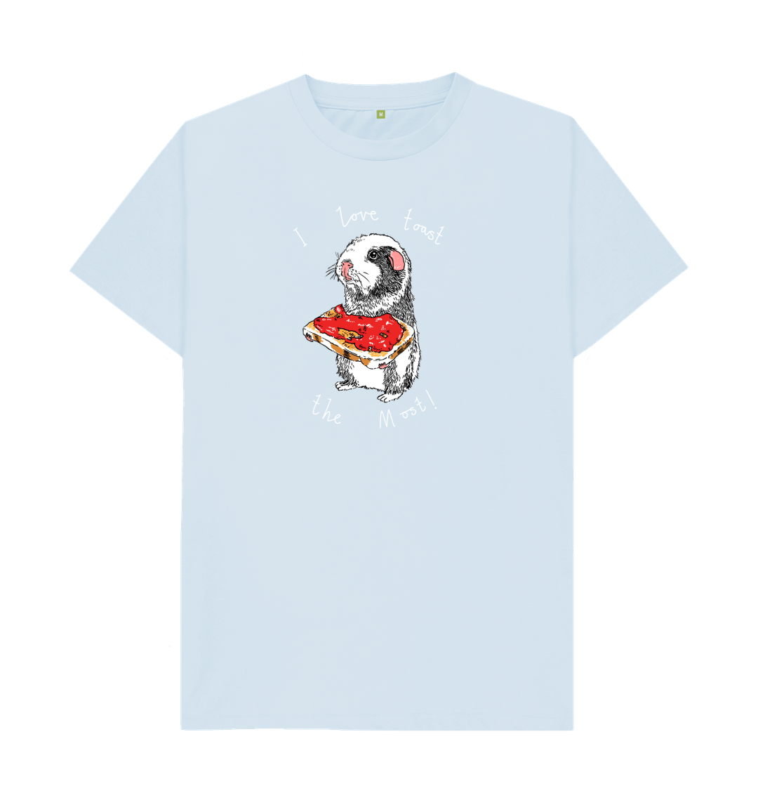Sky Blue 'I Love Toast The Most!' Men's T-shirt