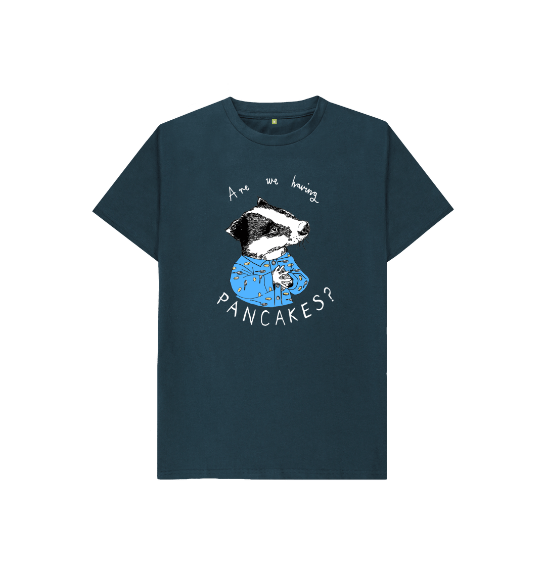 Denim Blue 'Are We Having Pancakes?' Kids T-shirt