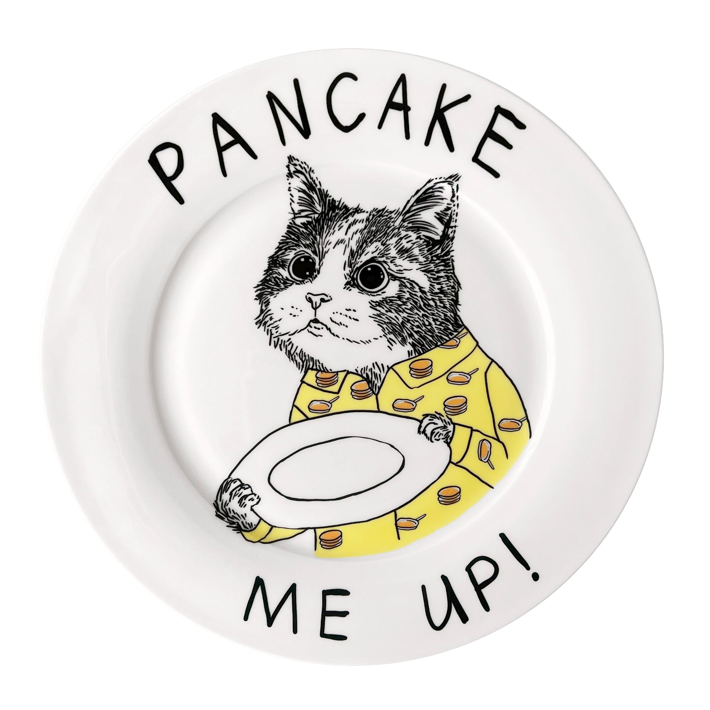 'Pancake me up' Dinner Plate
