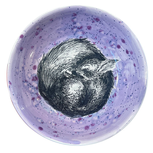 Handmade Squirrel Bowl