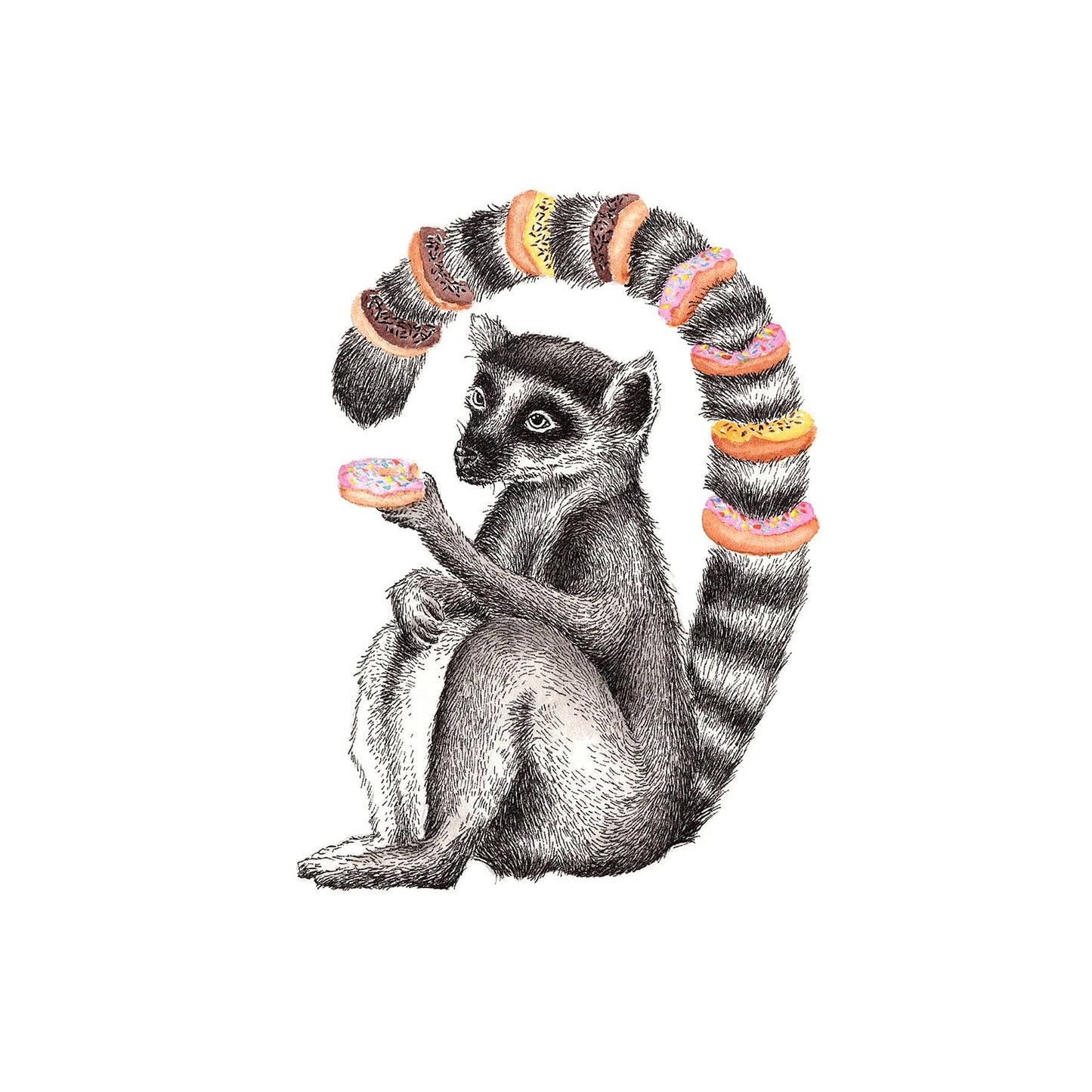 Limited Edition Doughnut Tailed Lemur