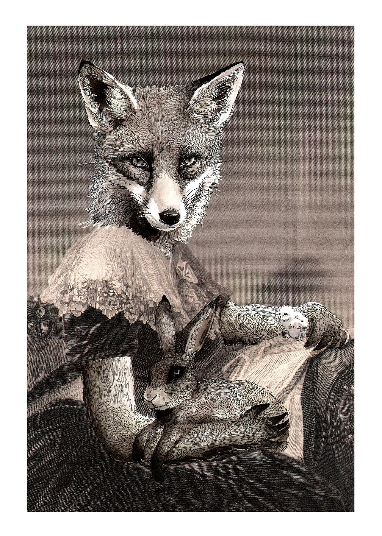 Limited Edition Miss Spring Fox