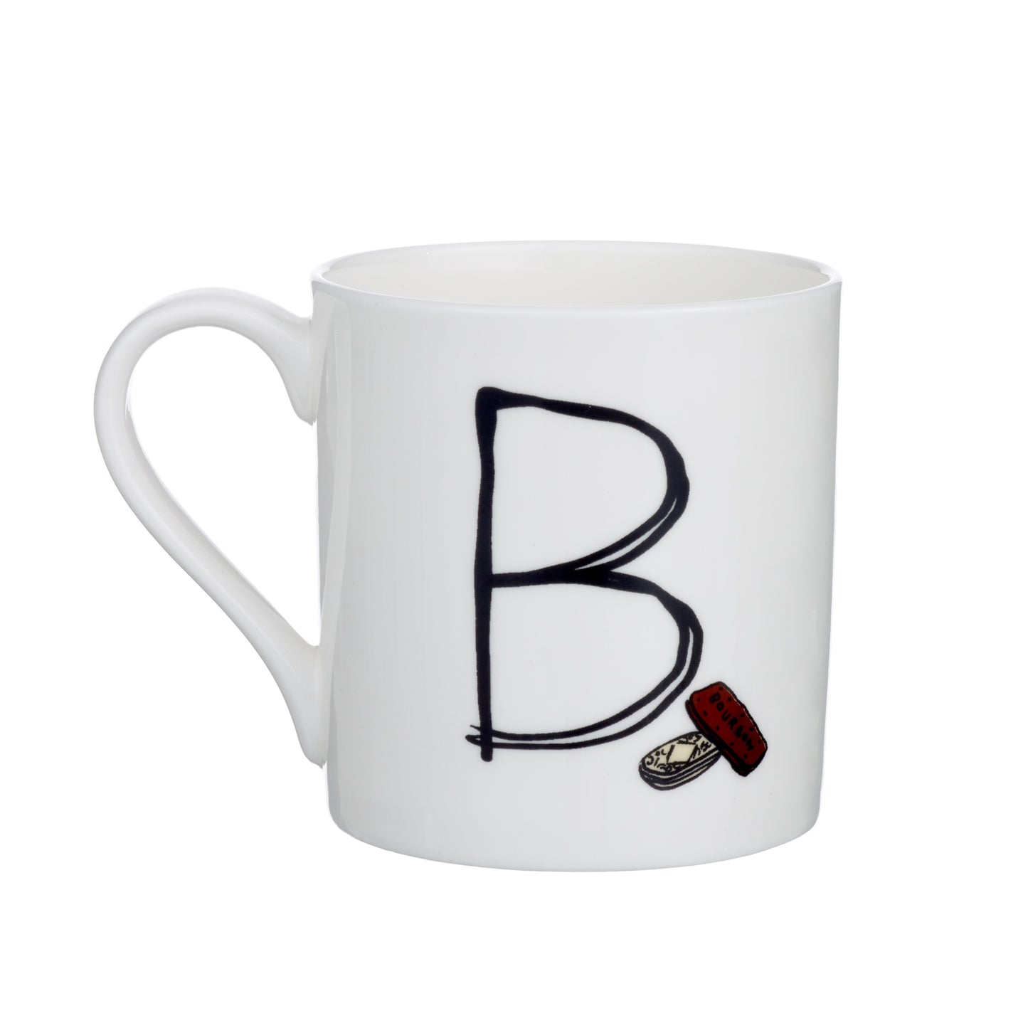 B - Alphabet of Snacking Animals Mug