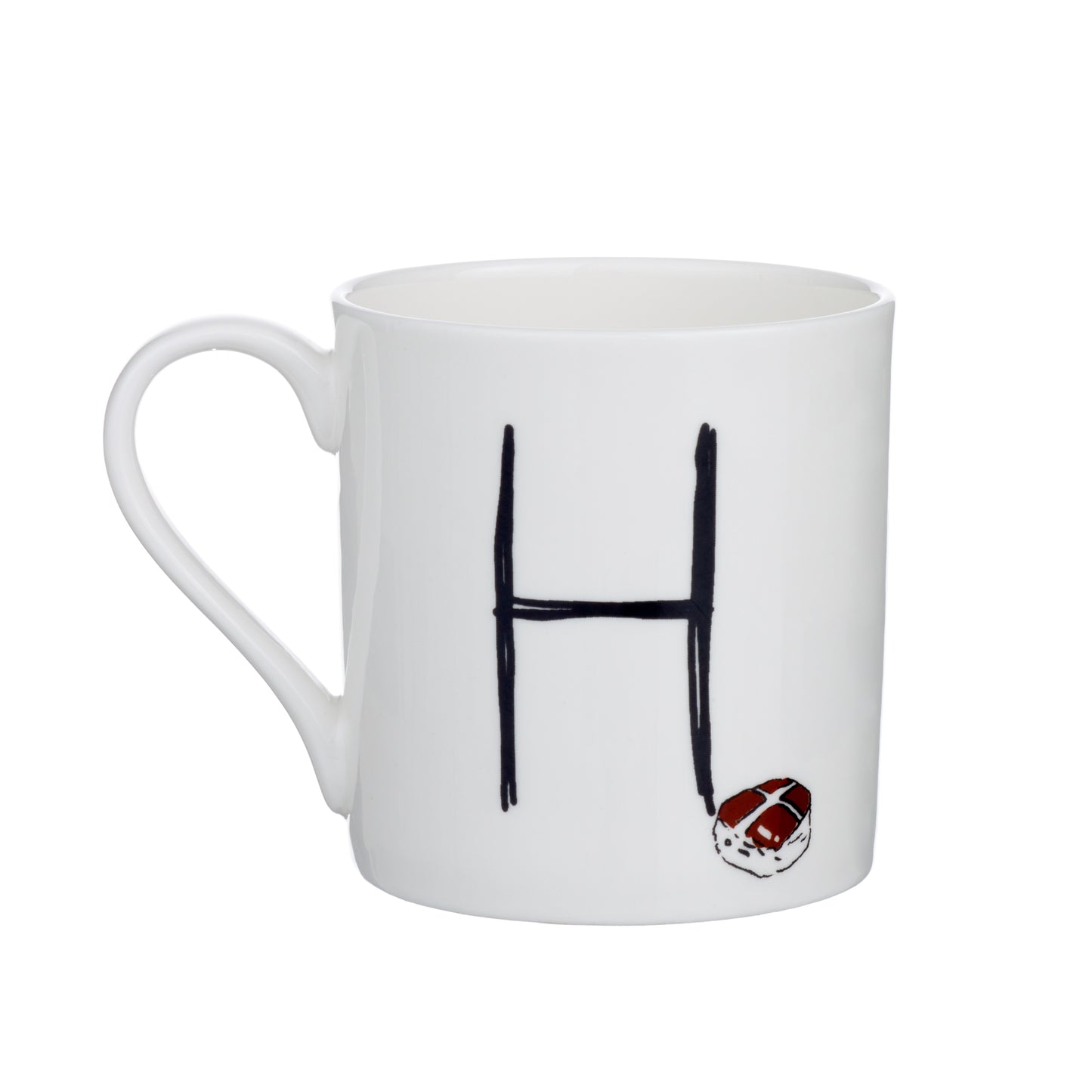 H - Alphabet of Snacking Animals Mug