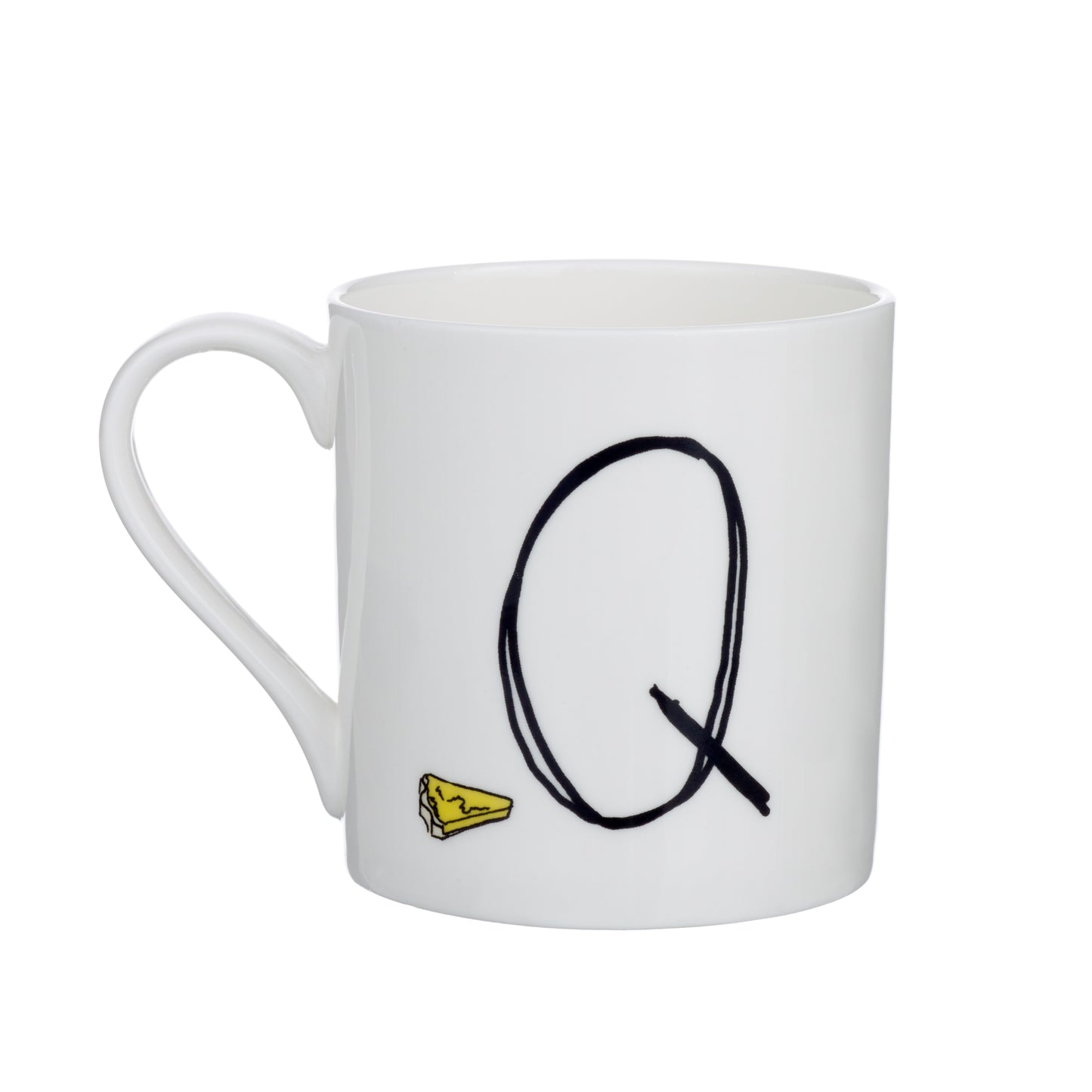 Q - Alphabet of Snacking Animals Mug