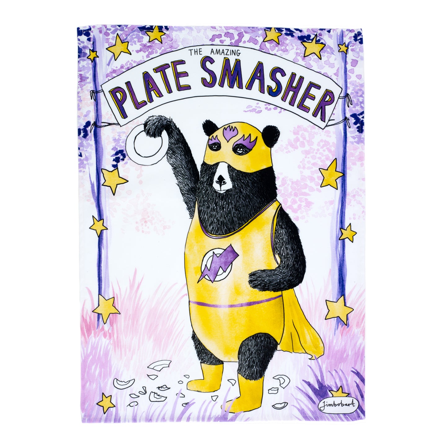 Tea towel - Amazing plate smasher