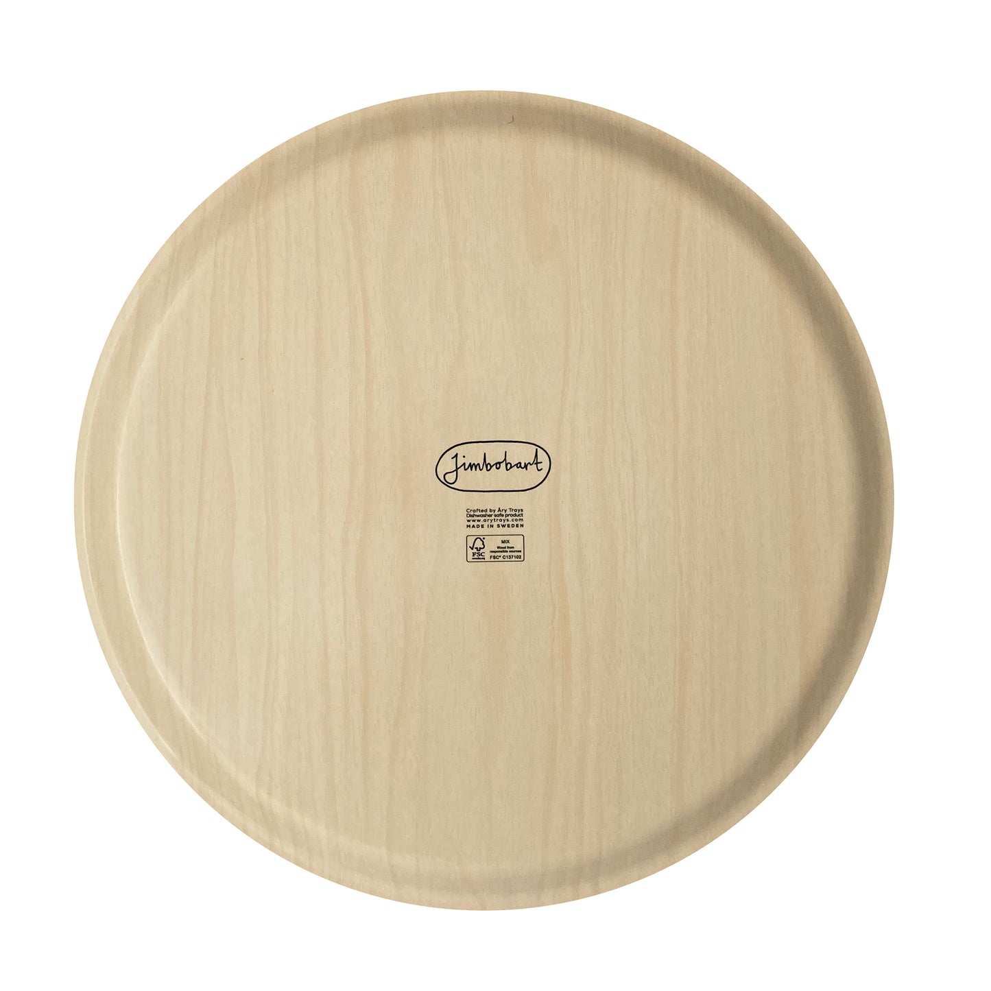 Sleeping Badger Round Tray