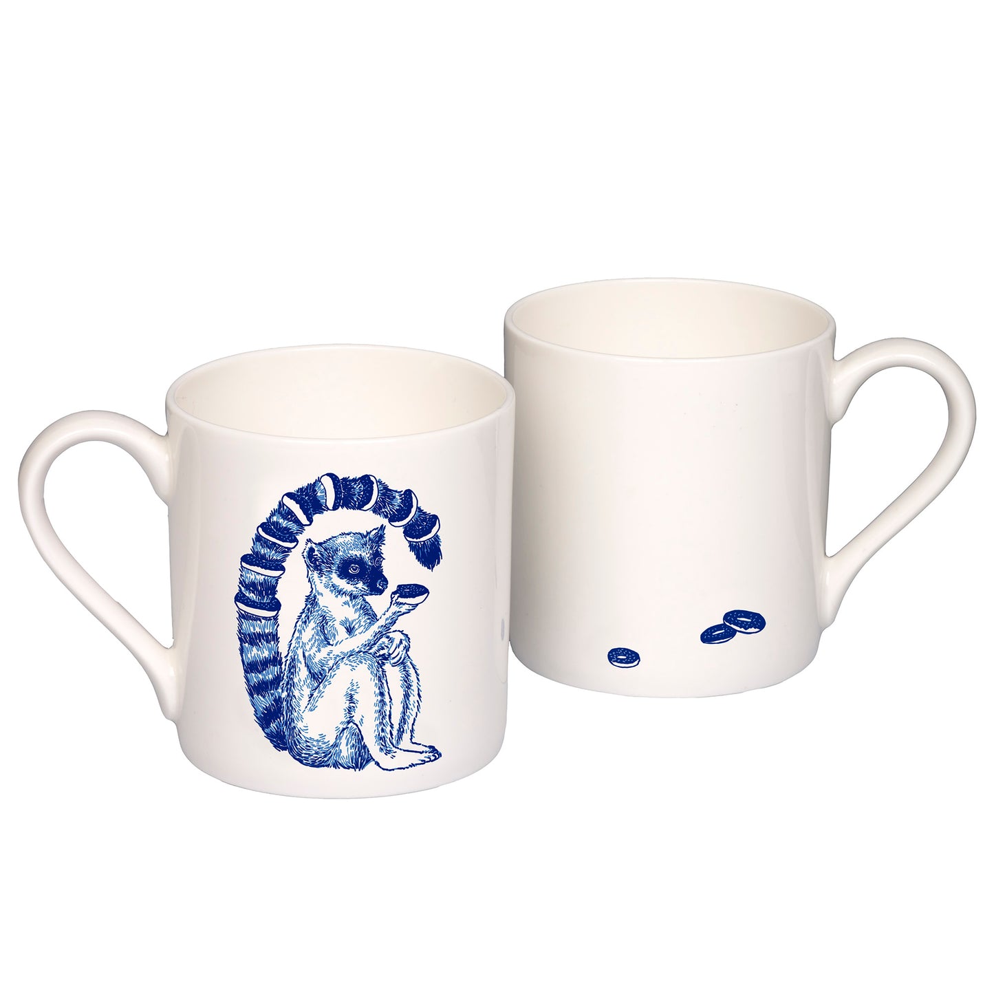 Lemur Willow pattern mug