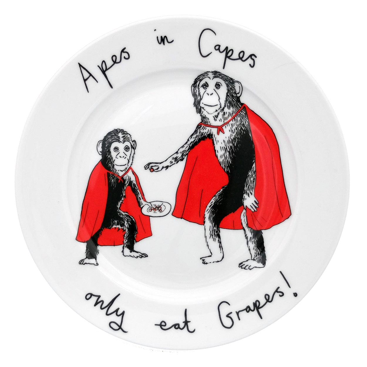 'Apes in Capes' Side Plate