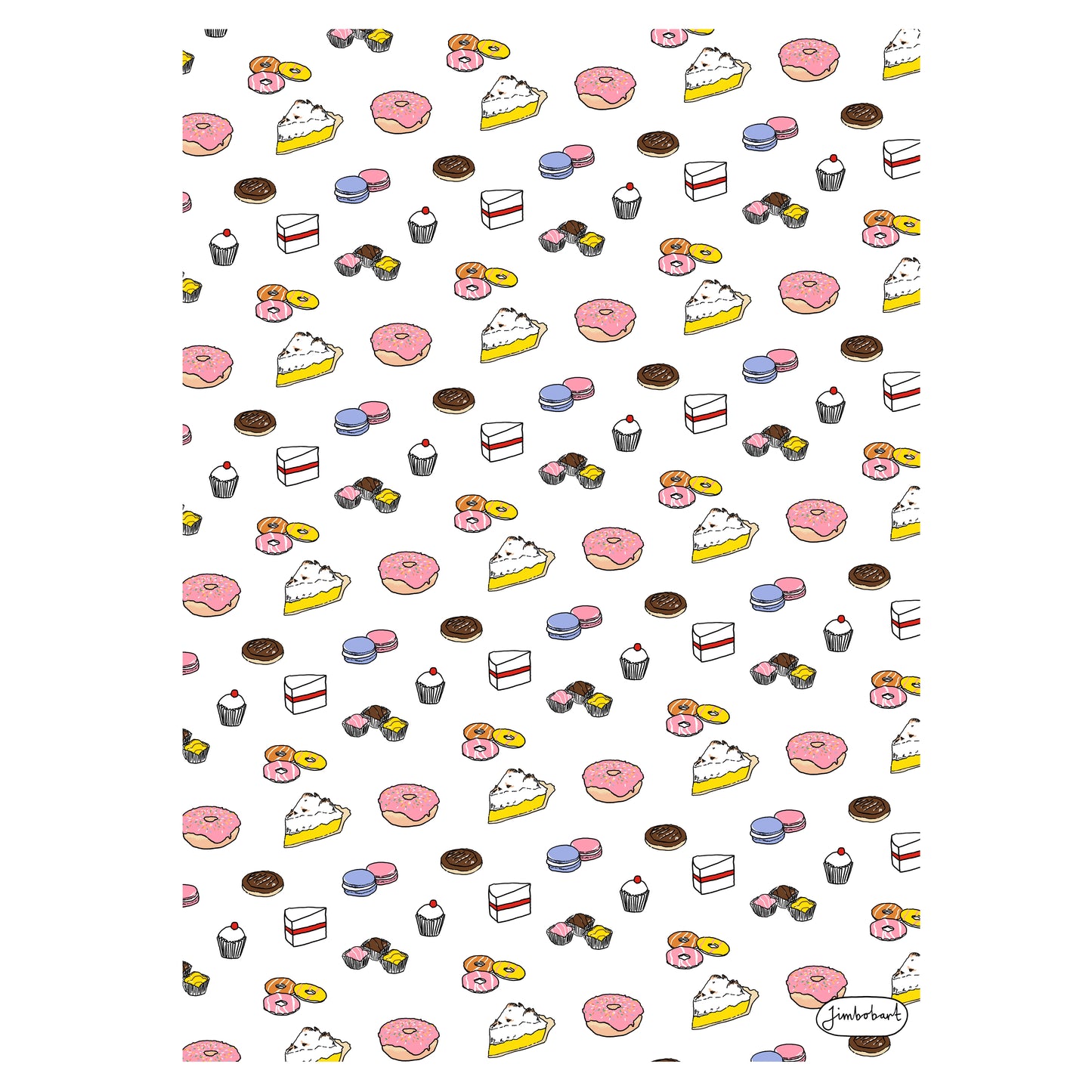 Jimbob Cake Wrap - 5 Sheets of Wrapping Paper