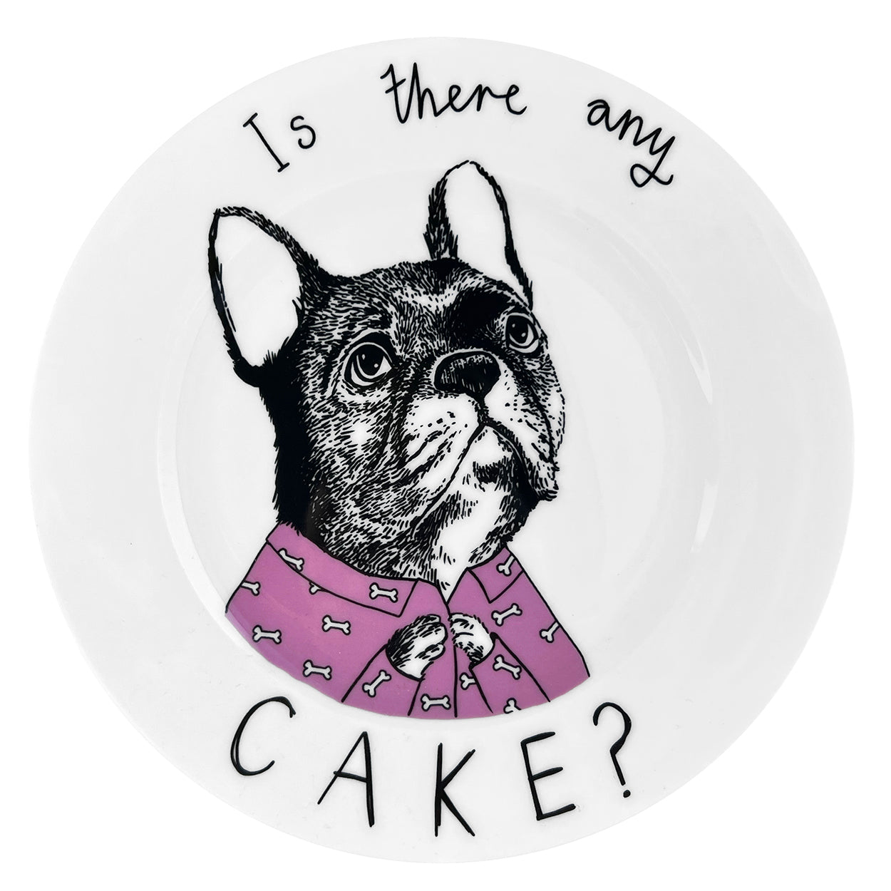 'Is There Any Cake?' Side Plate