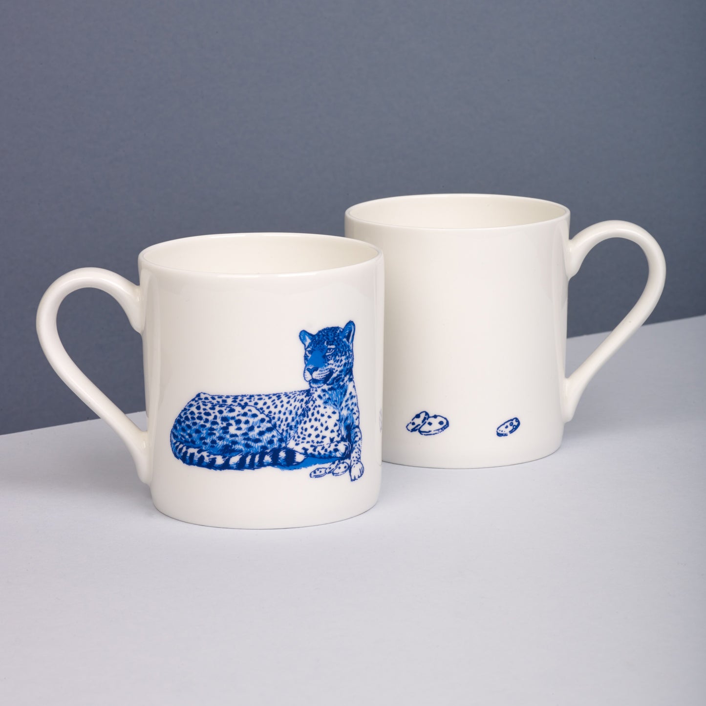 Leopard Willow pattern mug