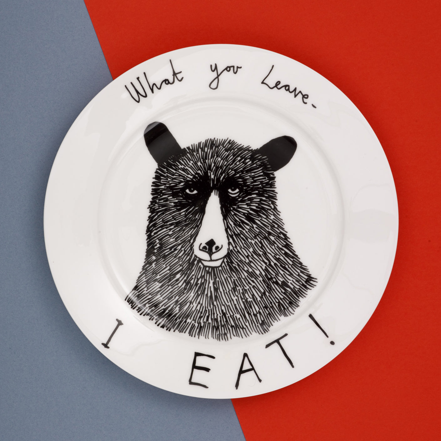 'Hungry Bear' Side Plate