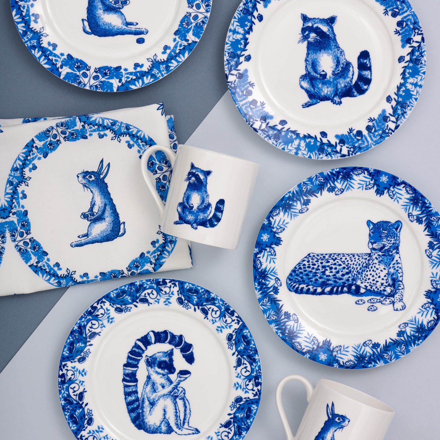 Rabbit Willow pattern mug