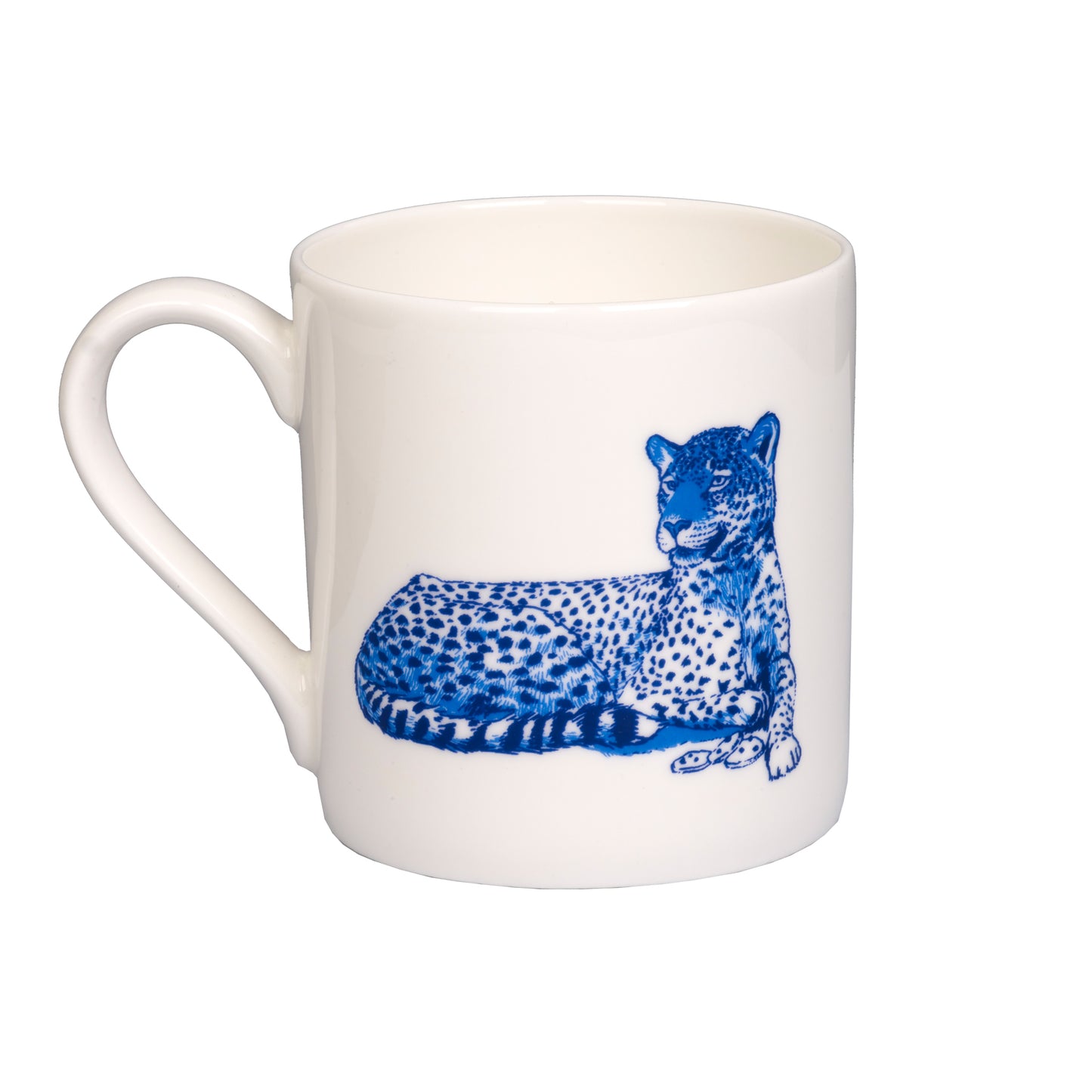 Leopard Willow pattern mug