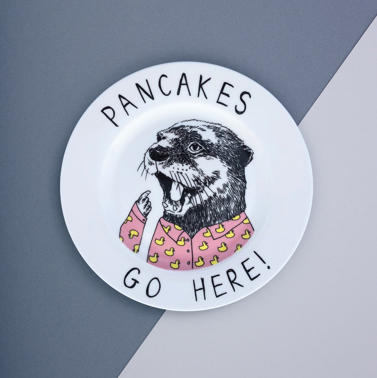 'Pancakes Go Here' Side Plate