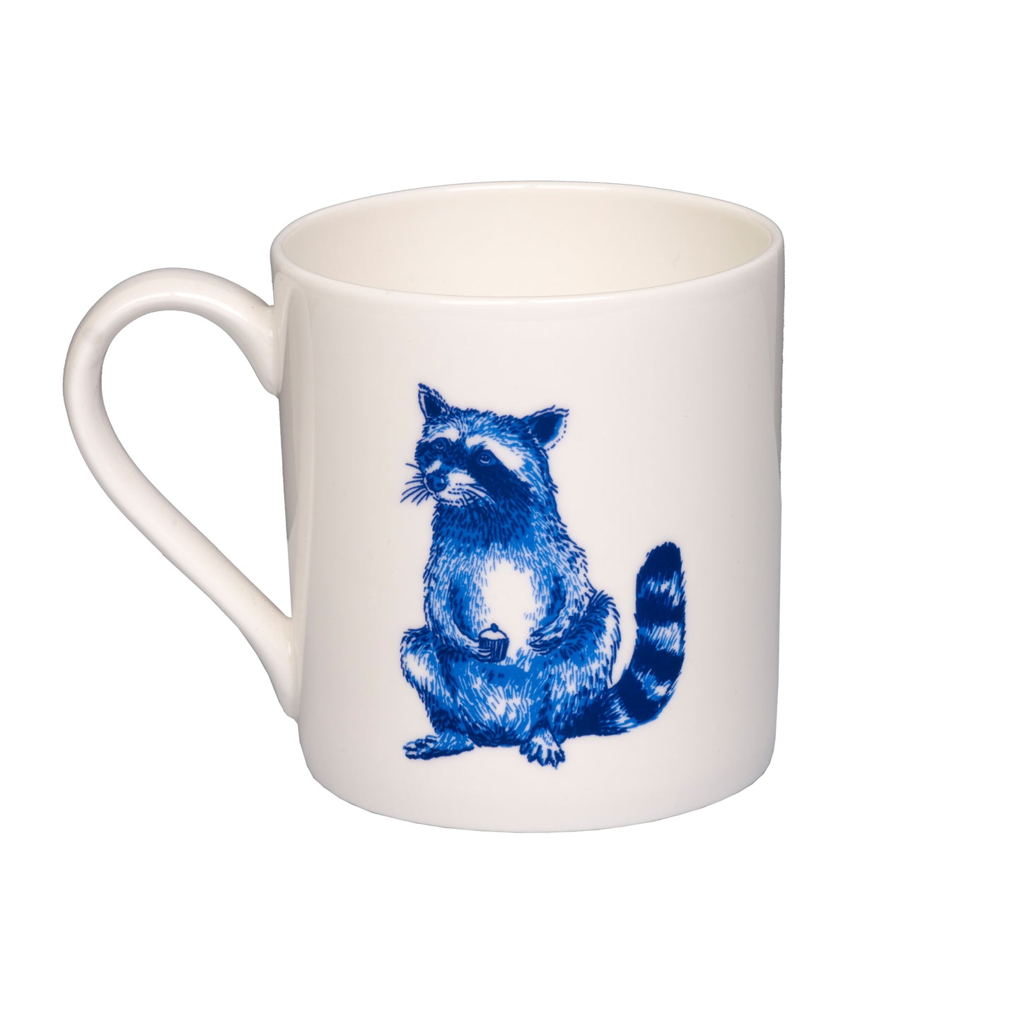 Raccoon Willow pattern mug