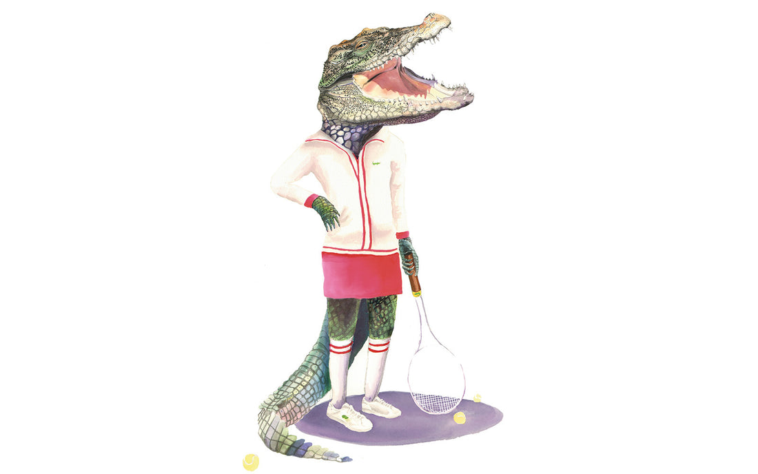 #throwback Friday: LACOSTE tennis playing croc T-shirt