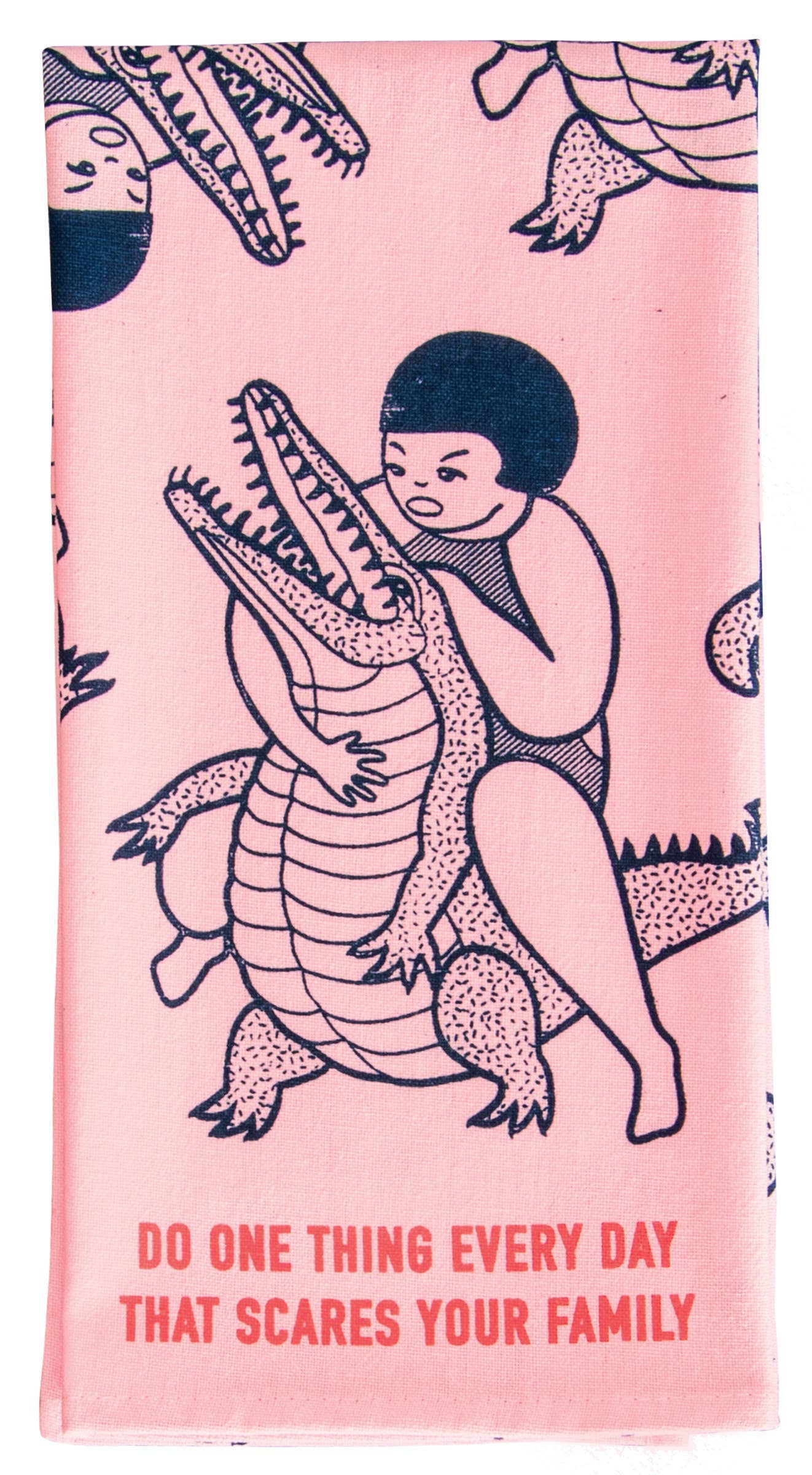 Tea Towel - Scares Your Family