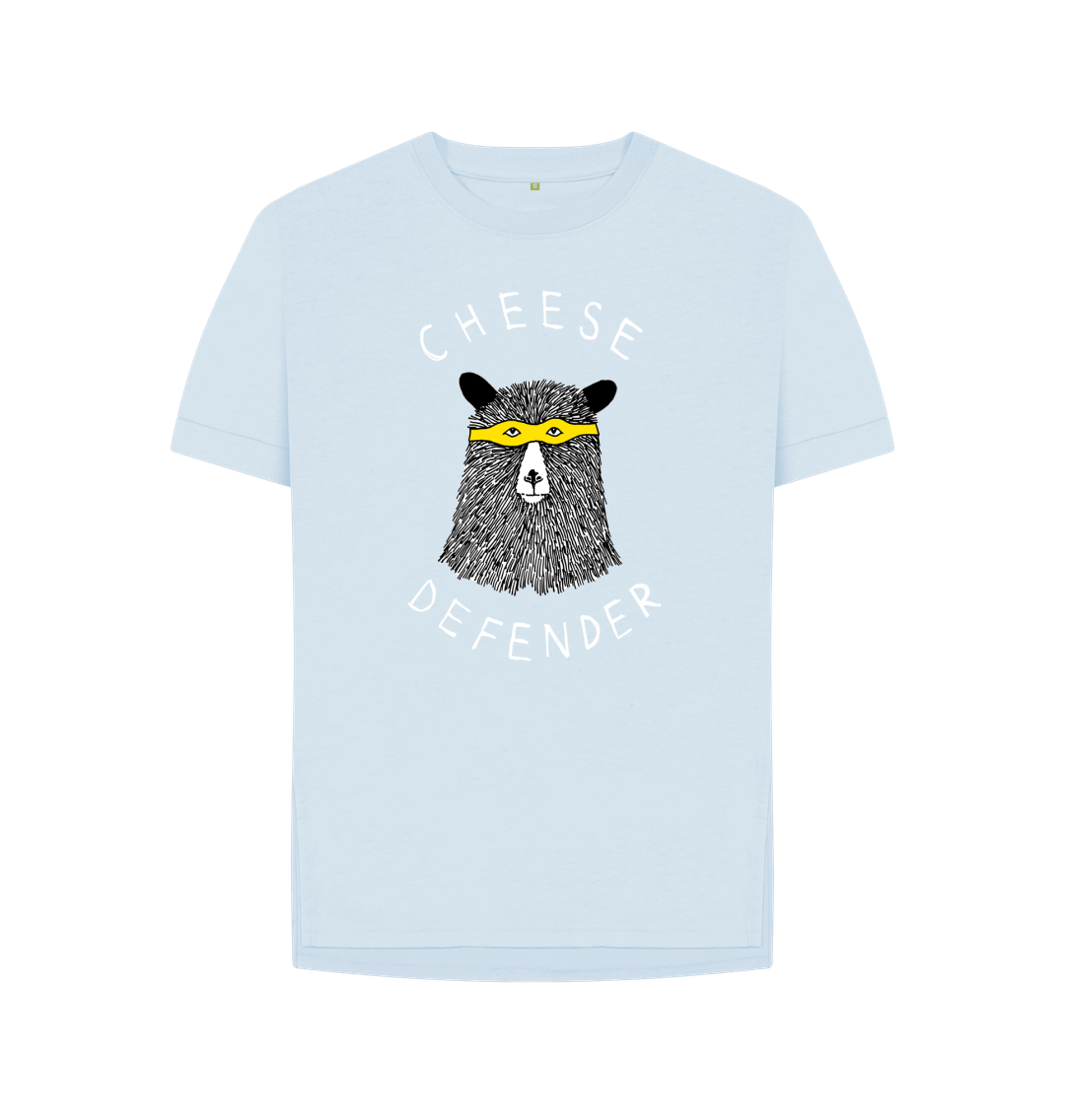 Sky Blue 'Cheese Defender!' Women's T-shirt