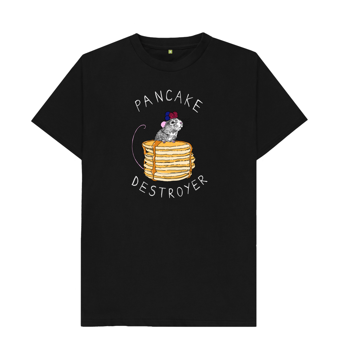 Black 'Pancake Destroyer' Men's T-shirt