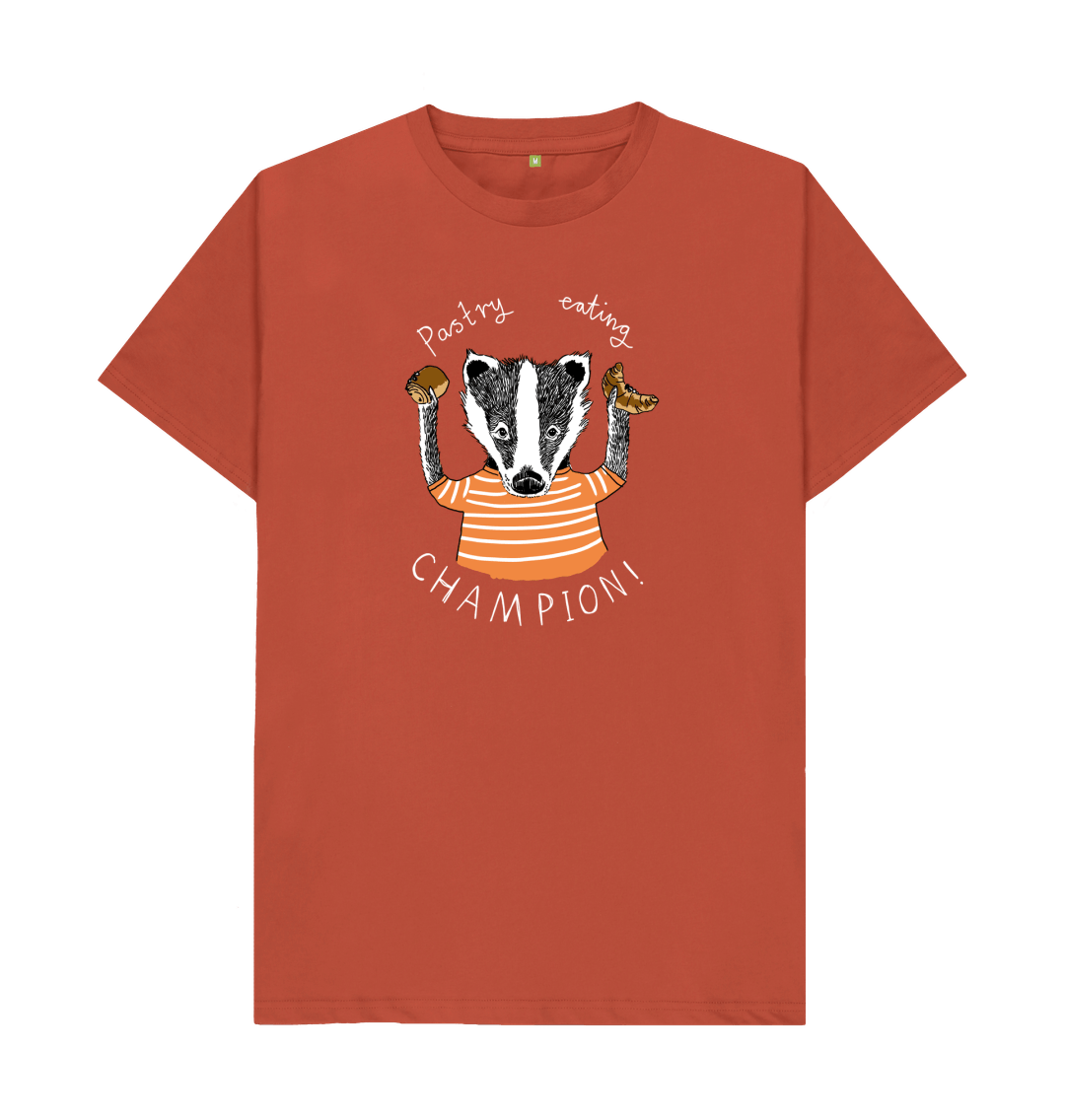 Rust 'Pastry Eating Champion!' Men's T-shirt