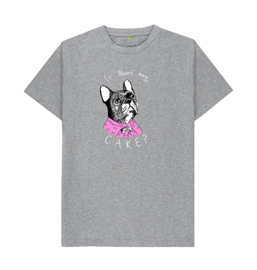 Athletic Grey 'Is There Any Cake?' Men's T-shirt