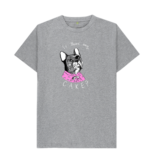 Athletic Grey 'Is There Any Cake?' Men's T-shirt