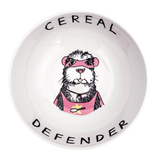 'Cereal Defender' Guinea Pig Bowl