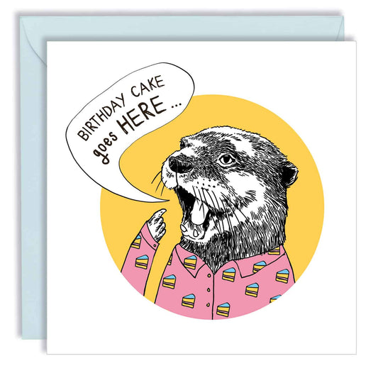 Card - Cake Goes Here Card