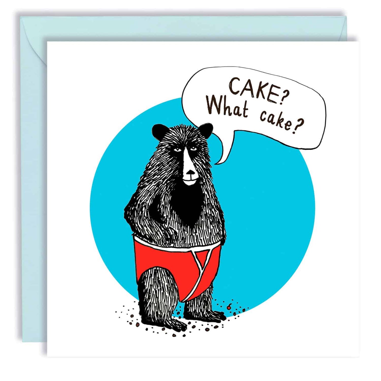 What cake? Card