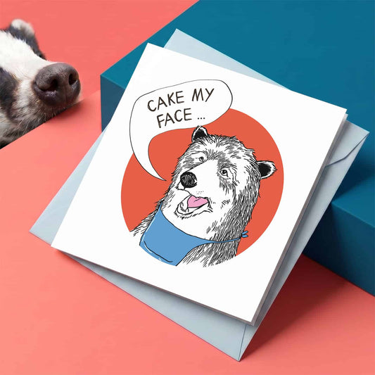 Card - Cake My Face Card