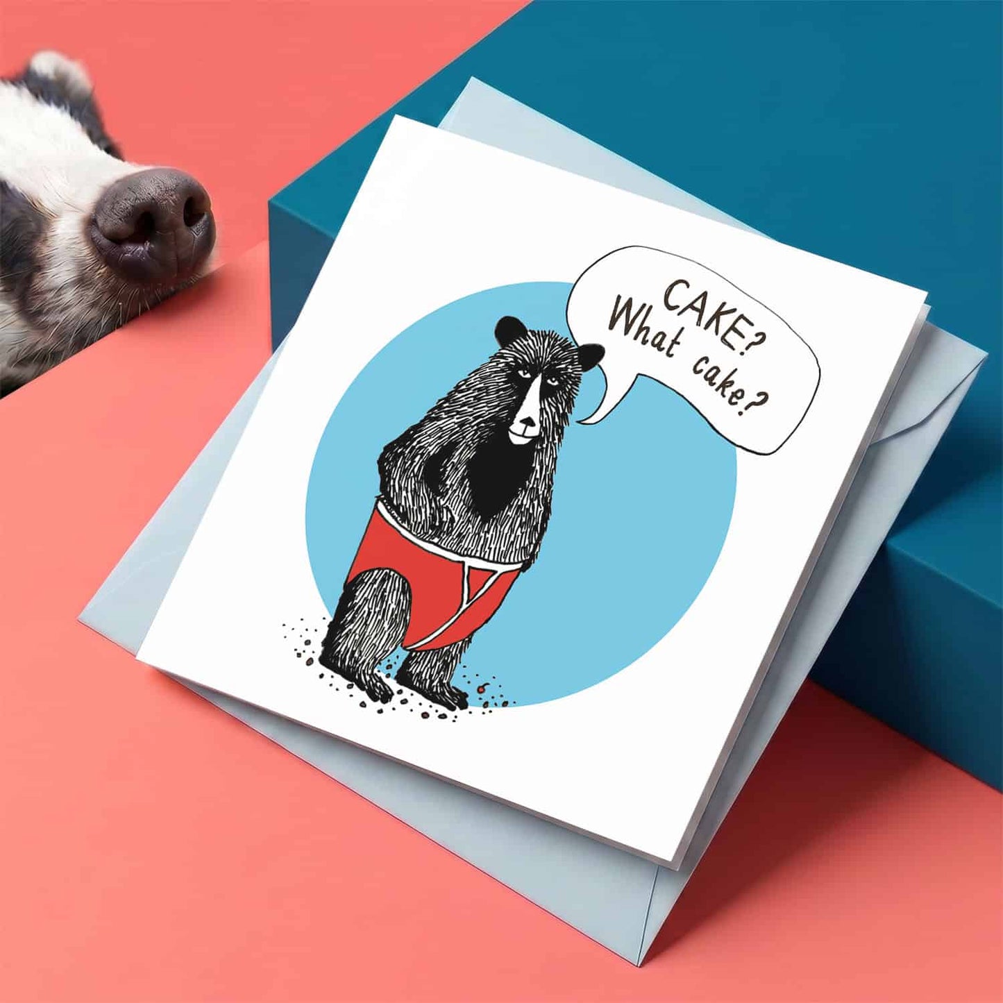 What cake? Card