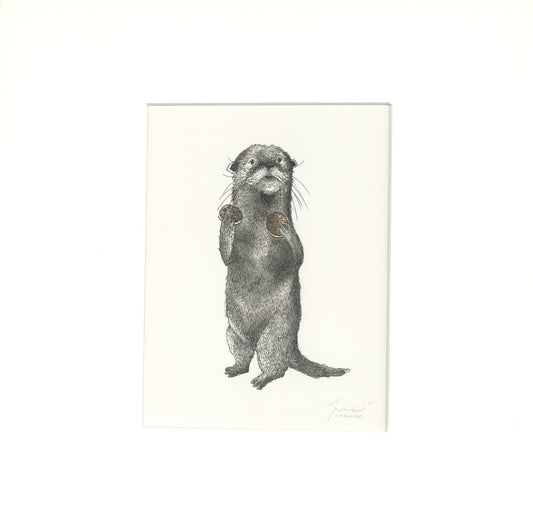 Oreo Otter - Original Artwork
