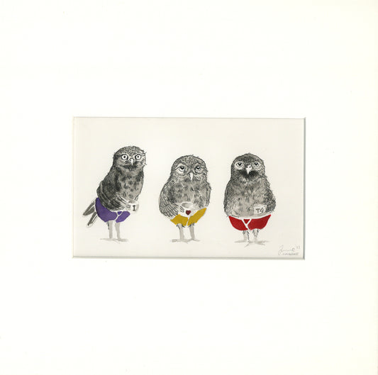 Owlty party - Original Artwork