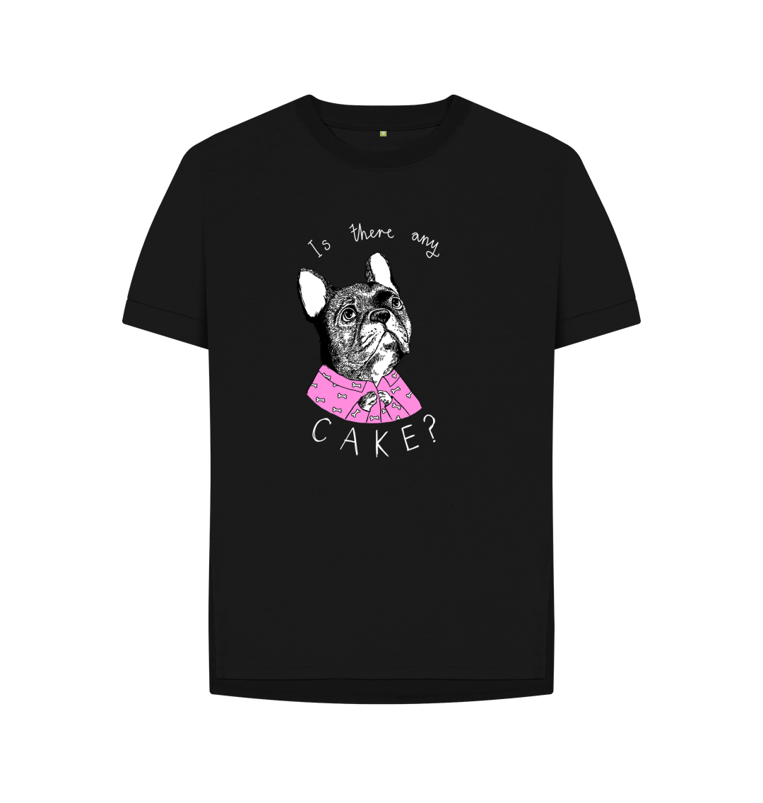 Black 'Is There Any Cake?' Women's T-shirt