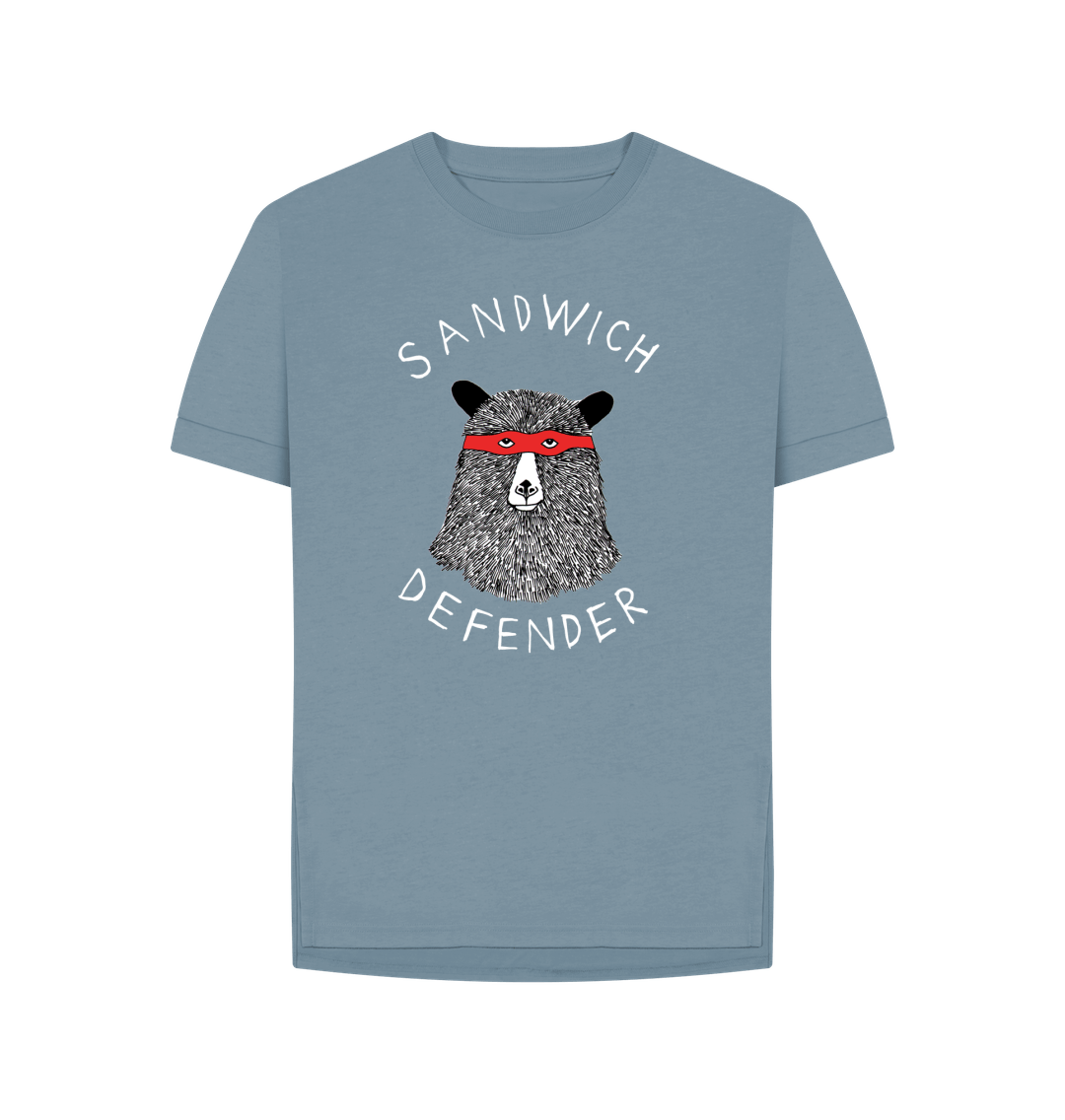 Stone Blue 'Sandwich Defender!' Women's T-shirt