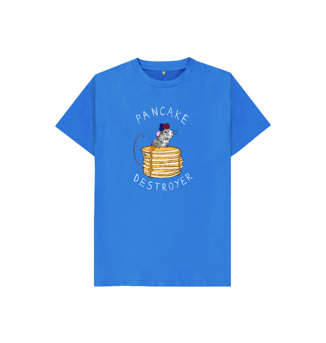 Bright Blue 'Pancake Destroyer' Kids T-shirt