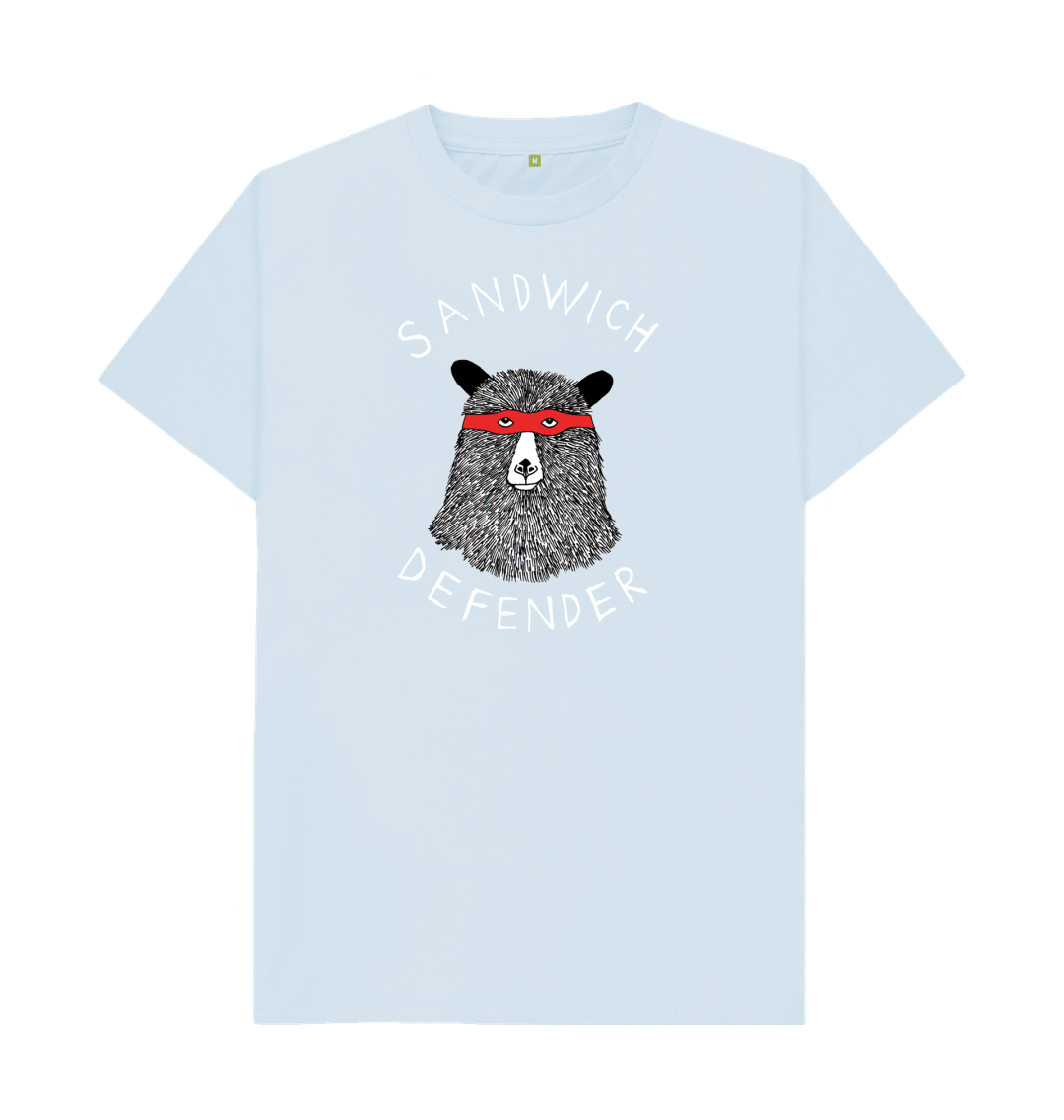 Sky Blue 'Sandwich Defender' Men's T-shirt
