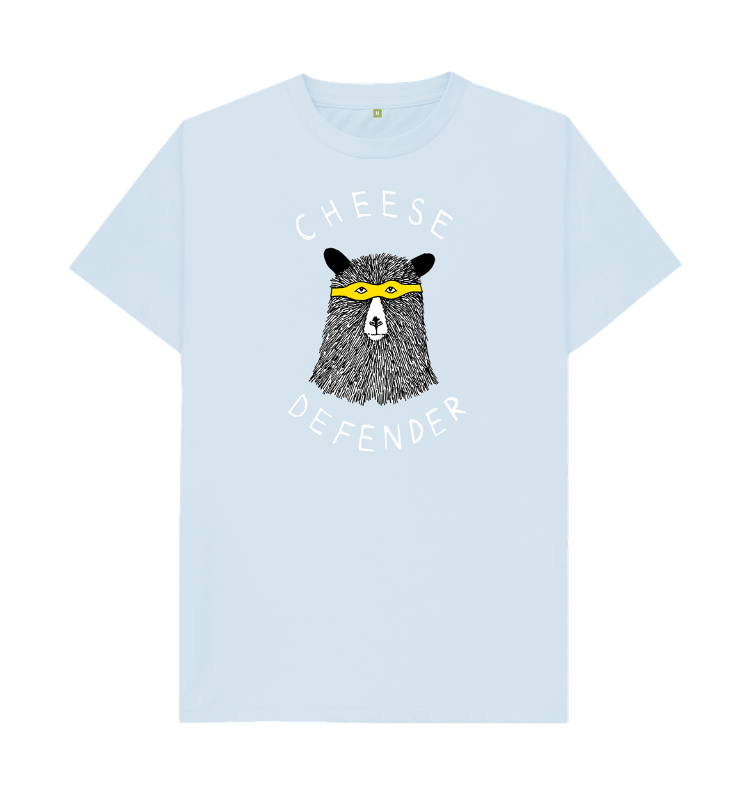Sky Blue Printed T-shirt Front