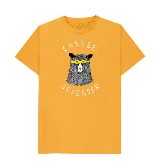 Mustard 'Cheese Defender' Men's T-shirt