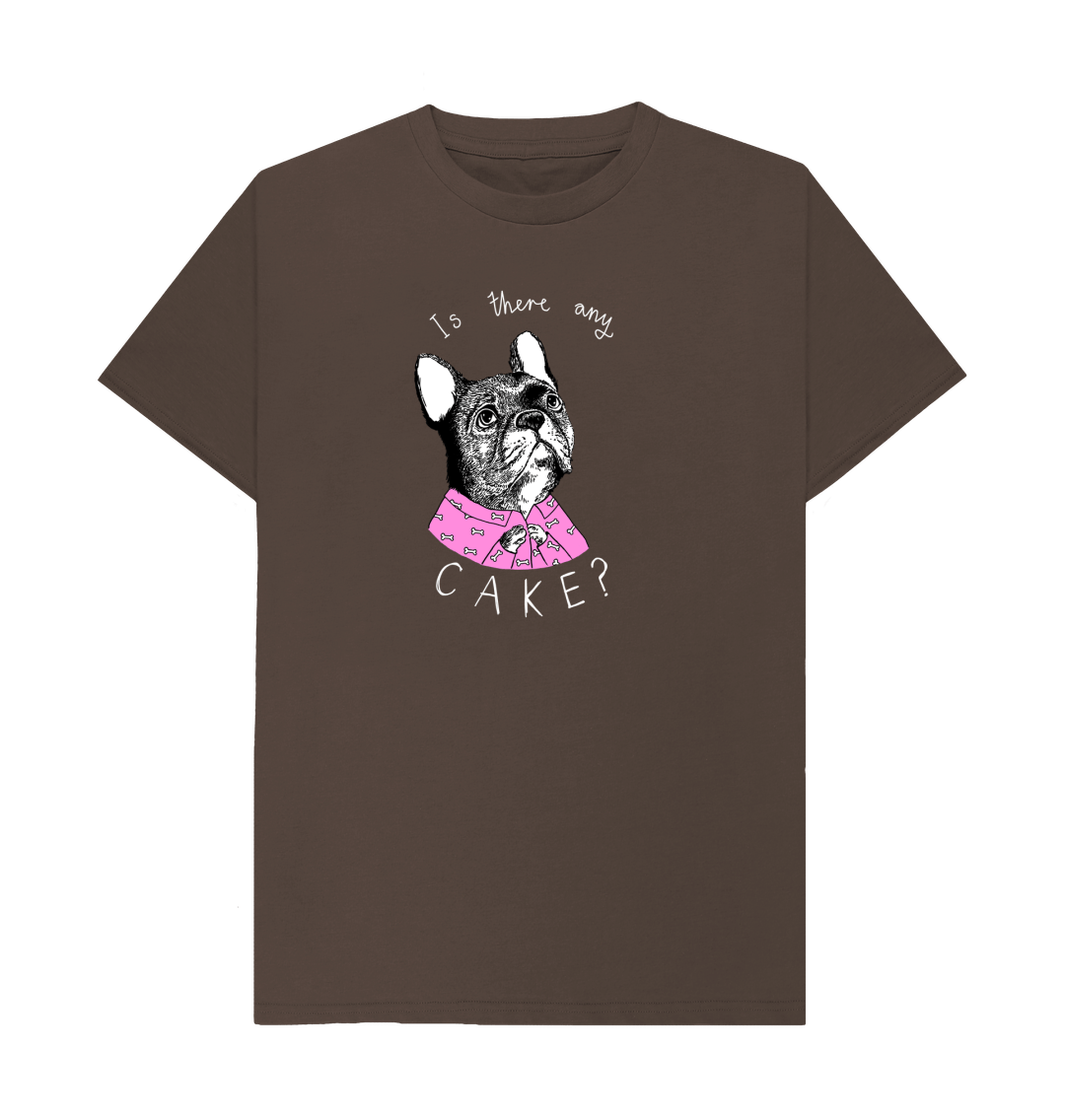 Chocolate 'Is There Any Cake?' Men's T-shirt